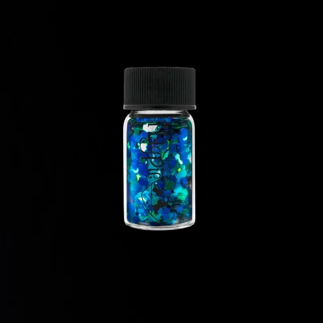 Indigo Nails Beautystones Beth hexagon glitter