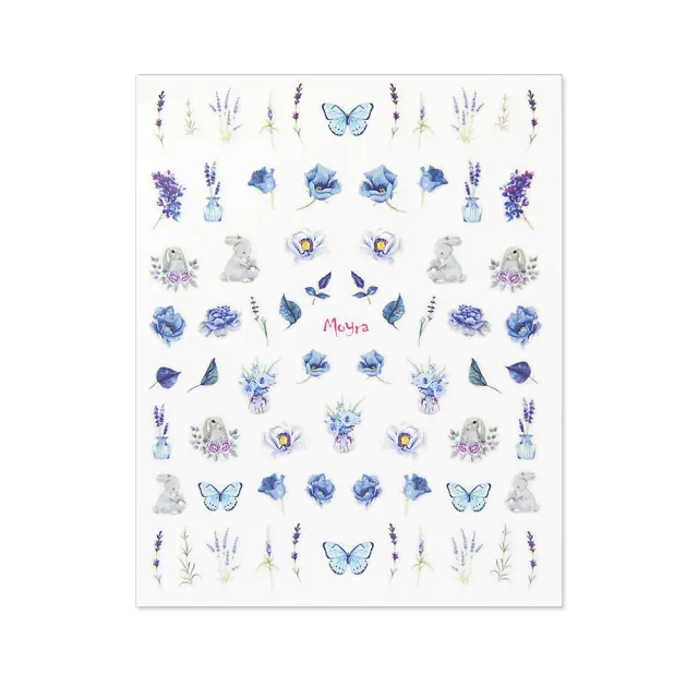 Moyra Nail Stickers No. 16 negleklistermærker selvklæbende