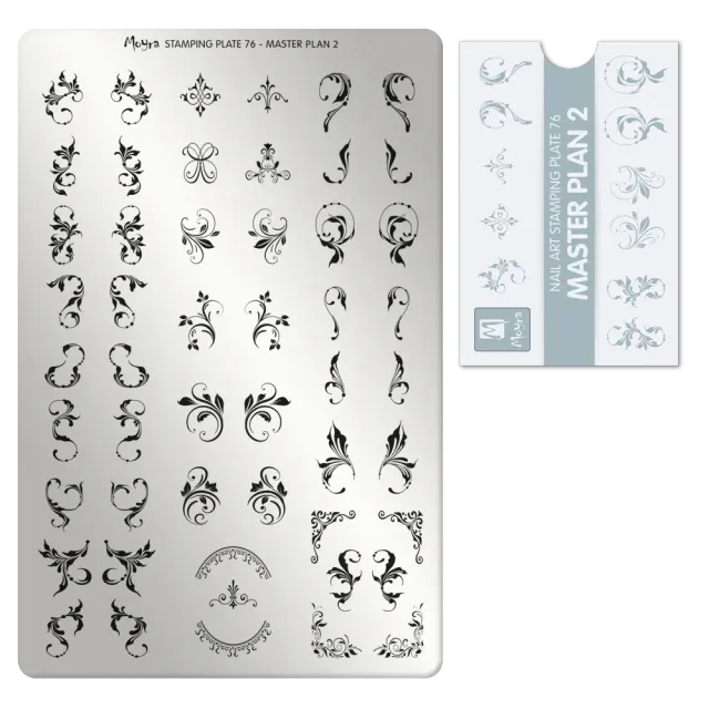 Moyra 76 Master Plan 2 stampingplade stor