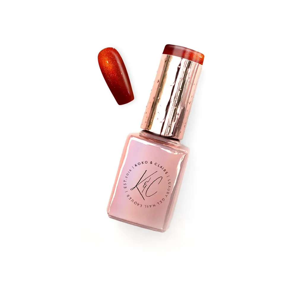 Clear Jelly Stamper KoKo & Claire 0209 Kisses gellak rød cat eye