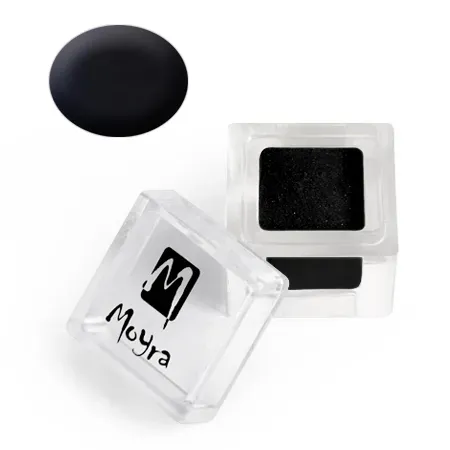 Moyra Colour Acrylics 20 akrylpulver Black 3,5 g dækkende