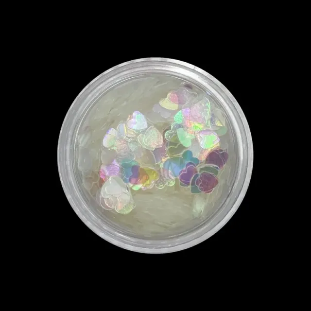 Beautystones Hearts neglepynt iridescent hjerter til negle