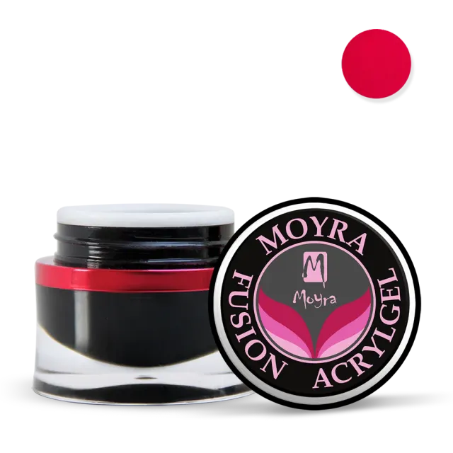Moyra Fusion No. 02 Vivid Pink acrylgel 15 g lugtfri