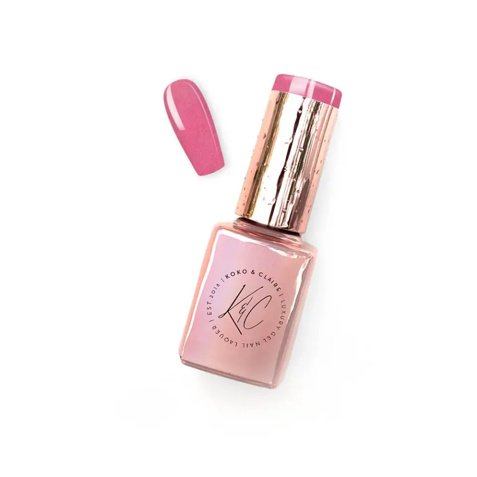 Clear Jelly Stamper KoKo & Claire 0387 Rose Glass gellak pink 12ml sheer