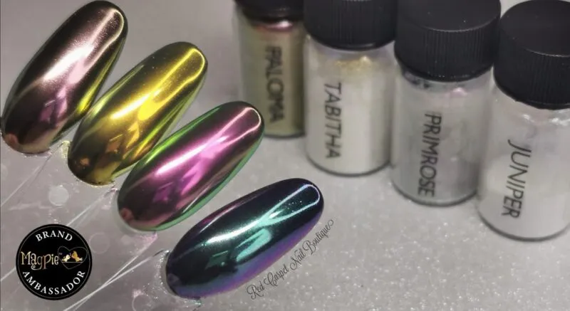 Indigo Nails Beautystones Tabitha Chrome neglepulver spejl