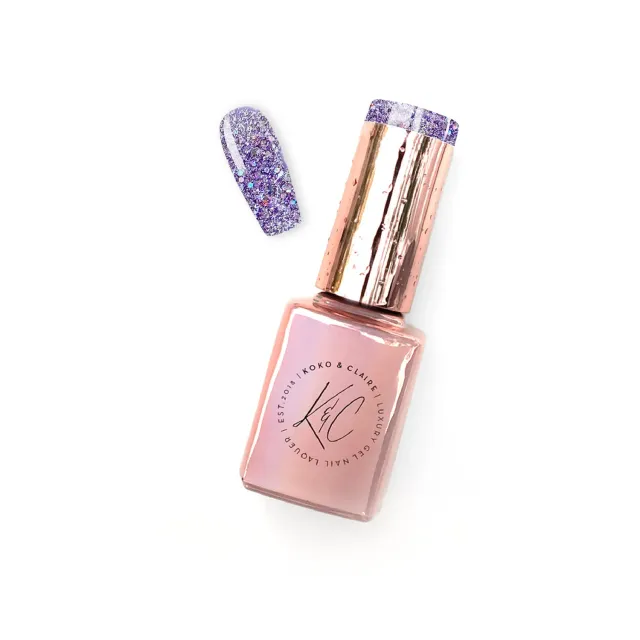 Clear Jelly Stamper KoKo & Claire 0295 gellak shimmer lilla 12 ml
