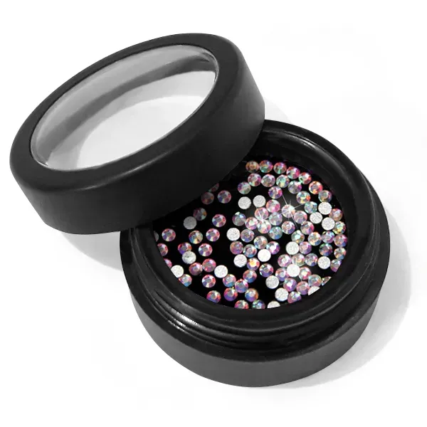 Moyra Crystal neglesten No. 02 Crystal AB 100 stk