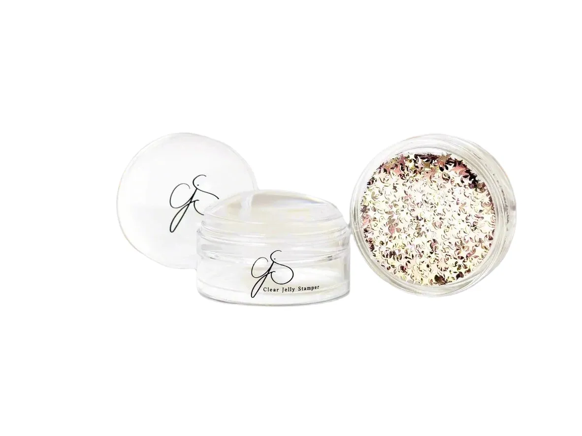 Clear Jelly Stamper Lil Miss Bling XL stamper Chic Heart Duo