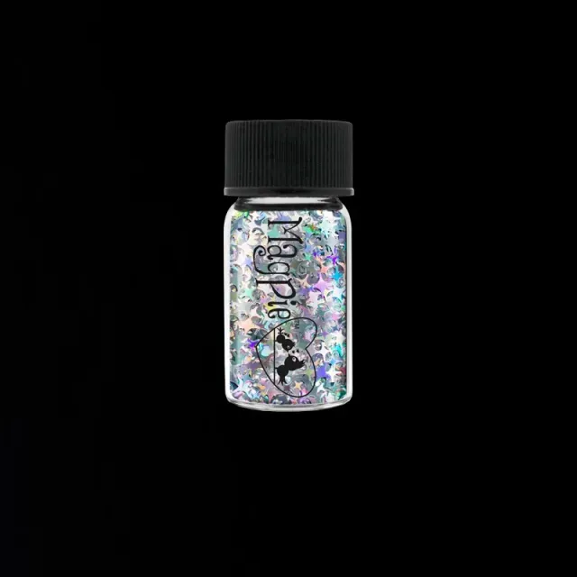 Indigo Nails Beautystones Silver Stary Sky neglepynt sølv