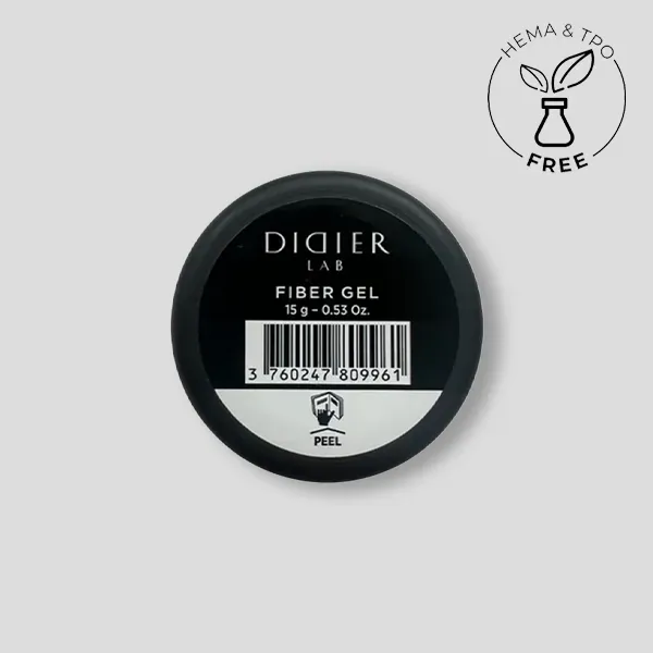 Didier Lab Fiber Gel HEMA-fri til svage negle