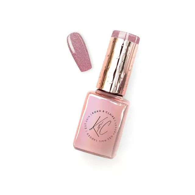 Clear Jelly Stamper KoKo & Claire 0459 gellak pink 12 ml shimmer