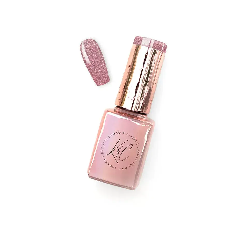 Clear Jelly Stamper KoKo & Claire 0459 gellak pink 12 ml shimmer