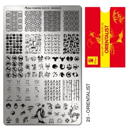 Moyra Stamping Plate 20 Orientalist negleplade