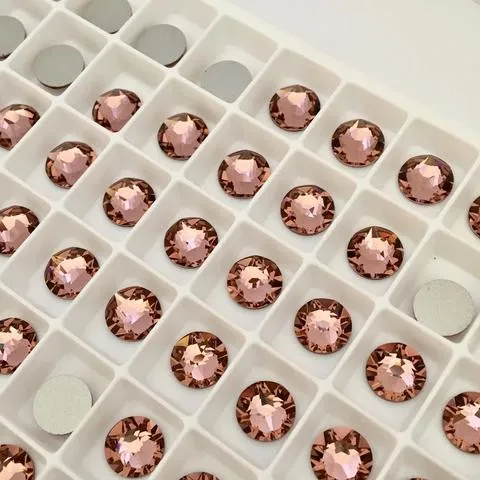 Beautystones Crystals Bush Rose neglesten flat back