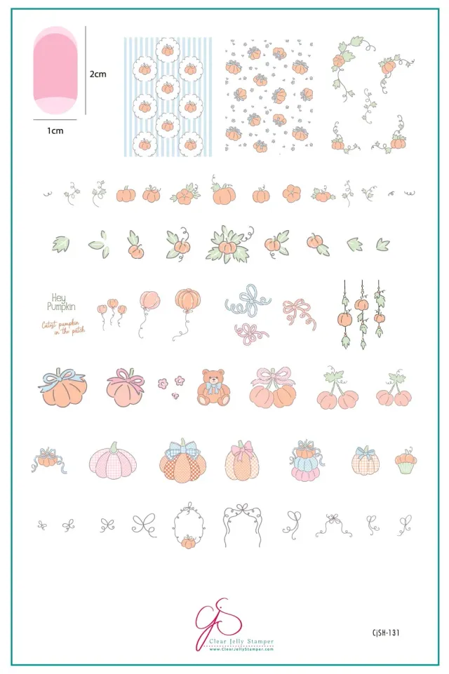 Clear Jelly Stamper Enchanted Harvest CjSH-131 stamping plade