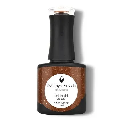 Mline Nail Systems Gel Polish 056 gellak 15 ml Old Gold shimmer