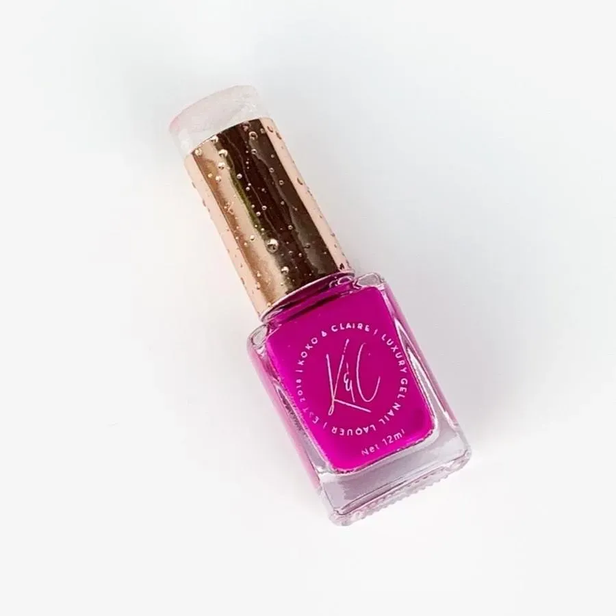 Clear Jelly Stamper KoKo & Claire Ink negleblæk lilla vandbaseret