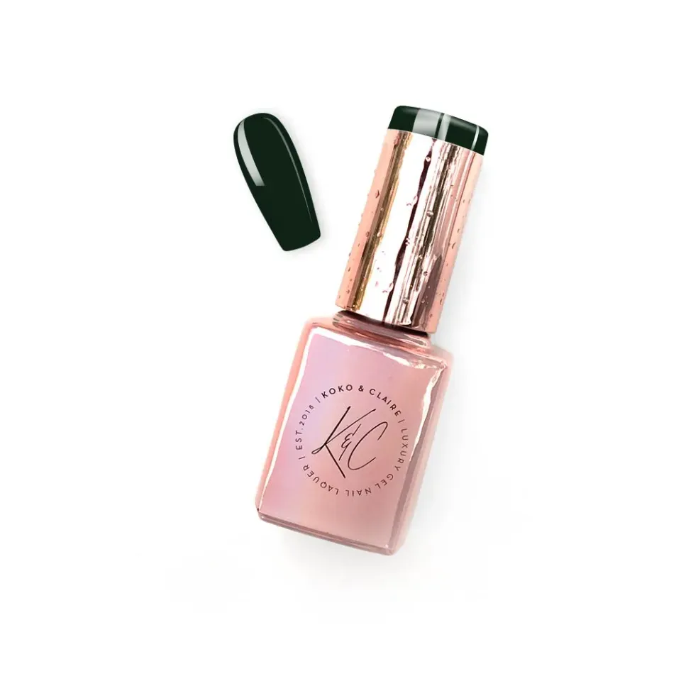 Clear Jelly Stamper KoKo & Claire 0510 Hunter Green gellak 12 ml mørkegrøn