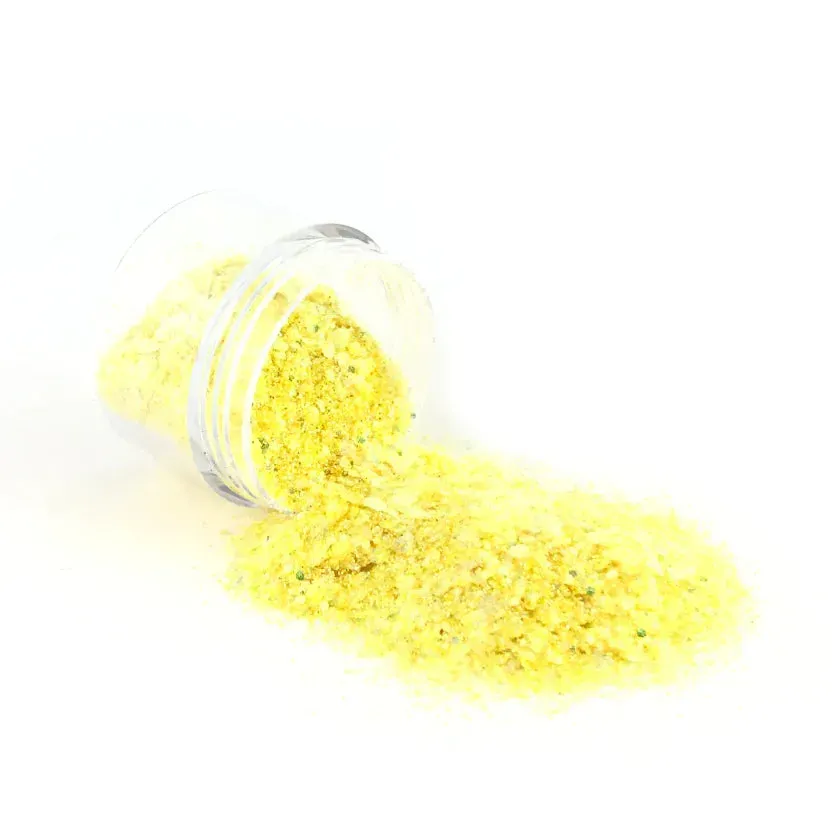 Clear Jelly Stamper KoKo & Claire Sprinkles #5 negleglitter gul