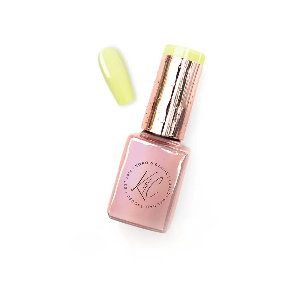 Clear Jelly Stamper KoKo & Claire 0388 Glow Glass gellak gul 12ml sheer