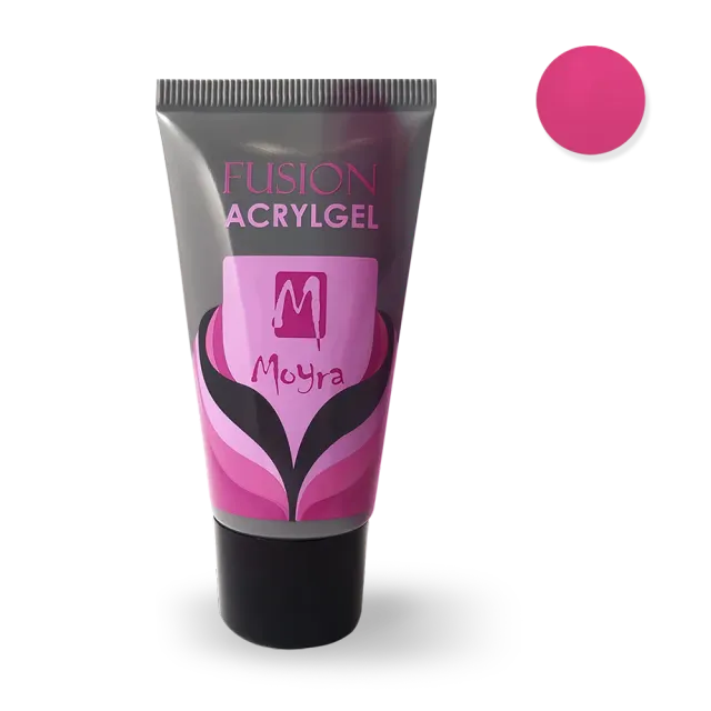 Moyra Fusion Acrylgel 01 Tulip Pink 30 ml lyserød