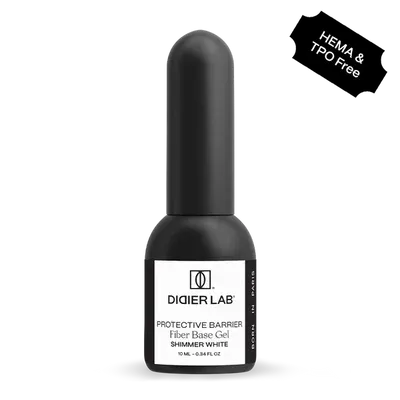 Didier Lab Fiber Base Shimmer White base coat 10ml fiber