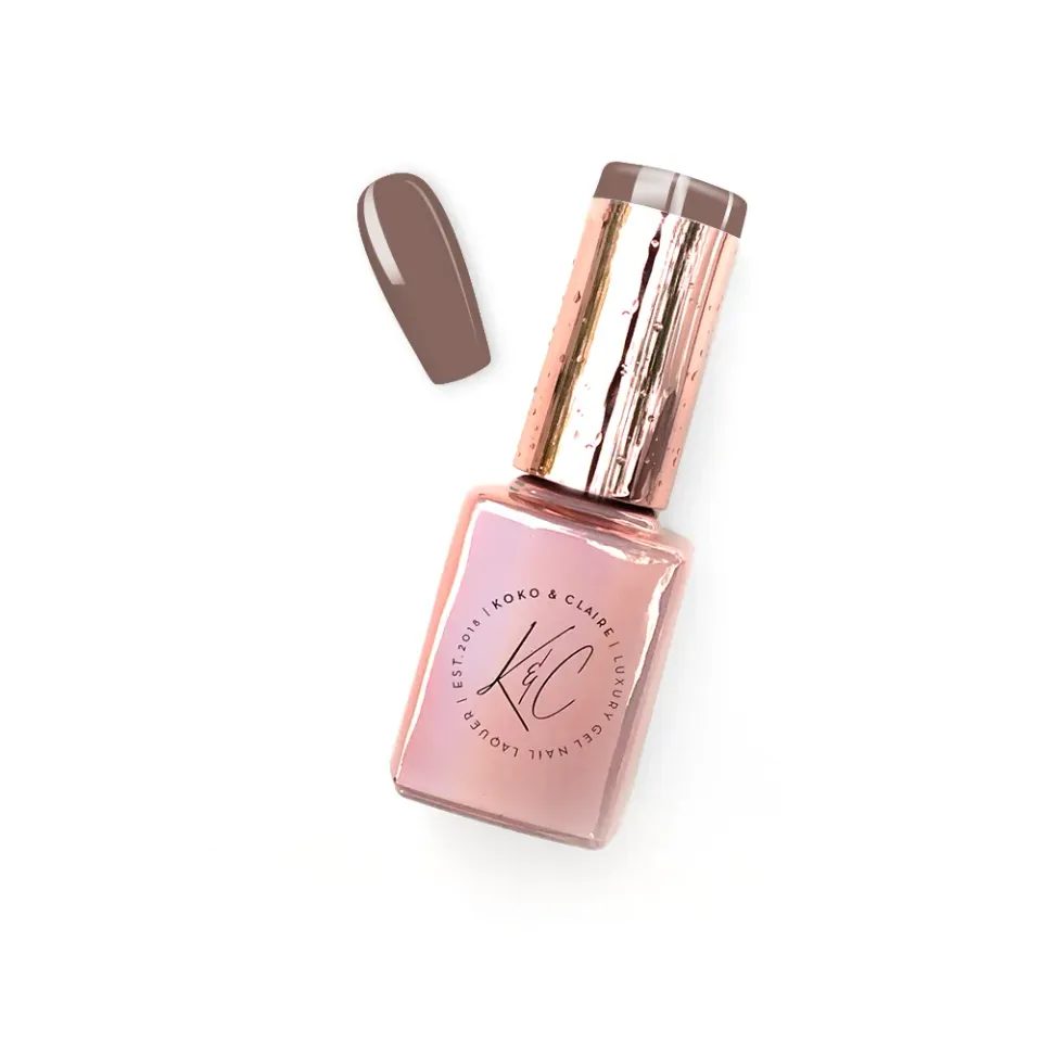 Clear Jelly Stamper KoKo & Claire 0517 Exotic Chocolate gellak brun 12 ml creme