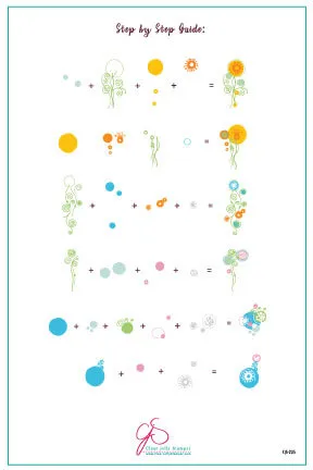 Clear Jelly Stamper CjS-235 Feeling Vine stempelplade blomst