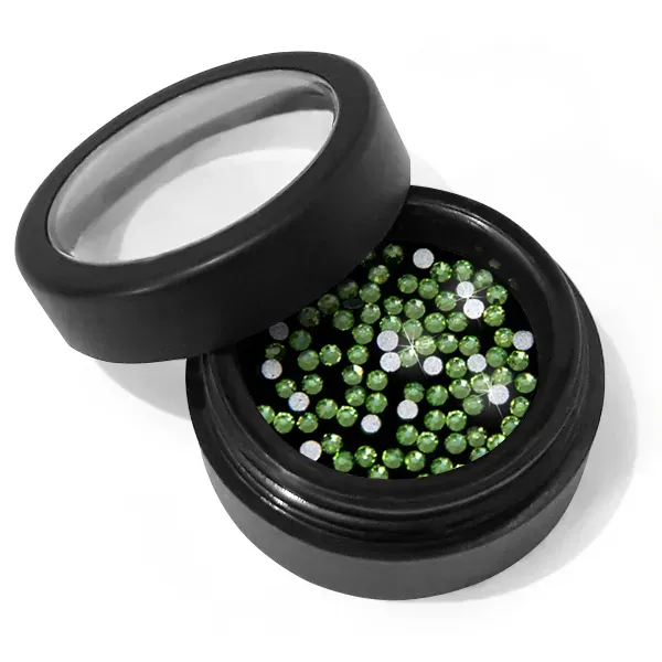 Moyra No. 10 Peridot neglekrystaller 100 stk grøn