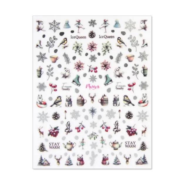 Moyra Nail Stickers No.33 negleklistermærker selvklæbende