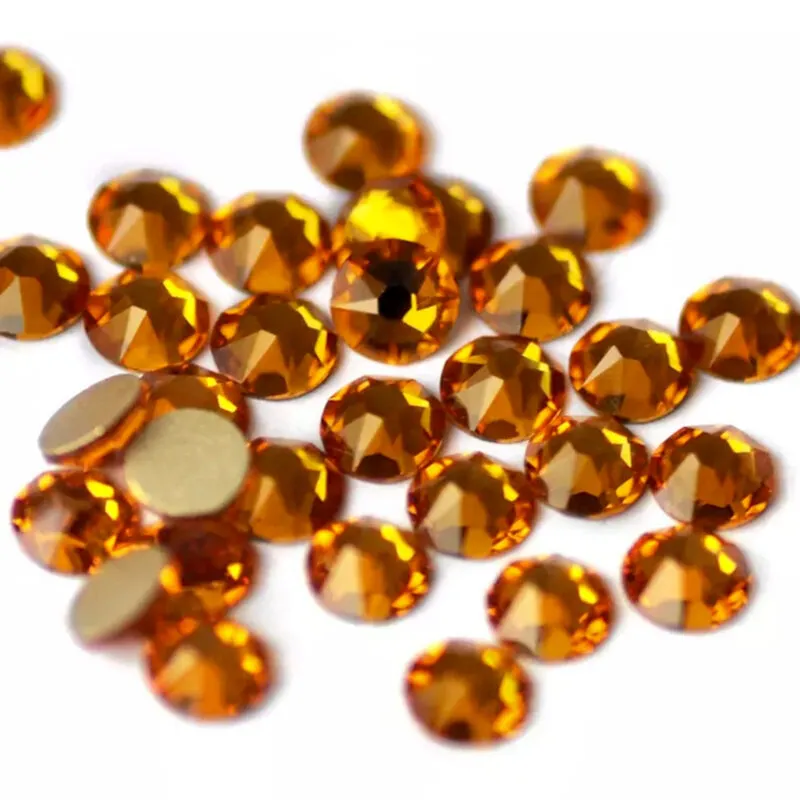 Beautystones Topaz neglekrystaller flad bund