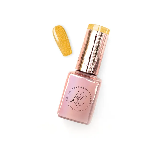 KoKo & Claire 0336 Catchin Rays gel polish 12 ml guldglitter