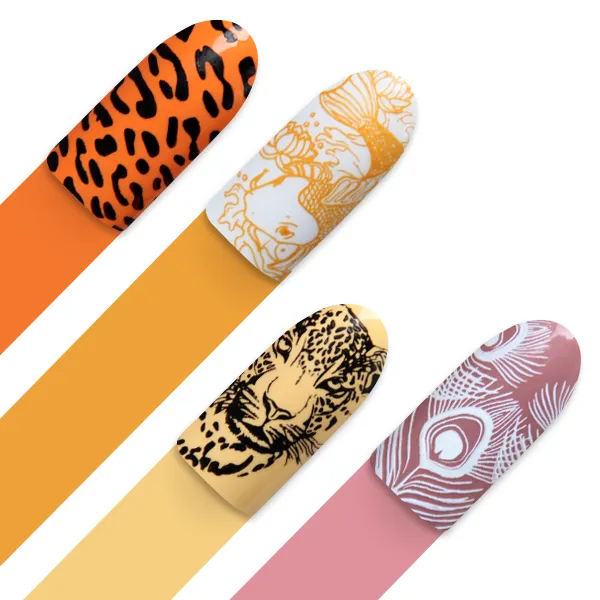 Moyra Stamping Plate 04 Animalistic negleskabelon