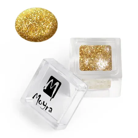 Moyra Colour akrylpulver 107 Gold Shimmer 3,5 g