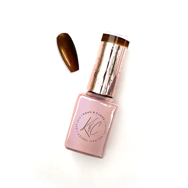 Clear Jelly Stamper KoKo & Claire 0146 Guinness gellak brun shimmer