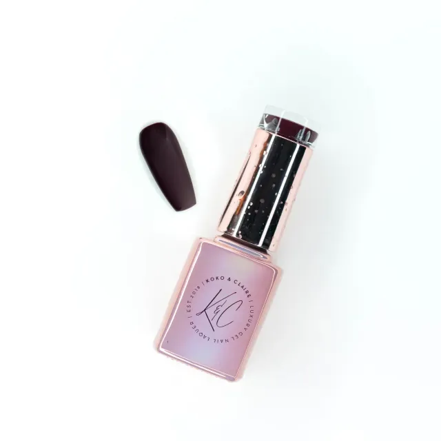Clear Jelly Stamper KoKo & Claire 011 Powdered Cocoa gellak brun creme