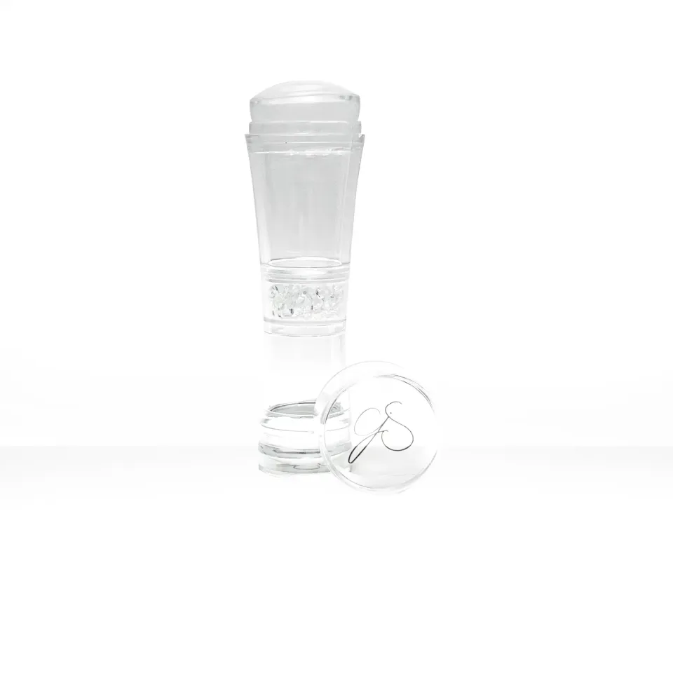 Clear Jelly Stamper Crystal Double stamper klar bling