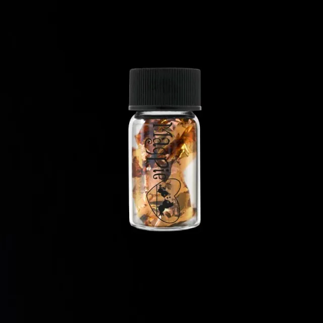 Indigo Nails Rose Guld bladguld negle