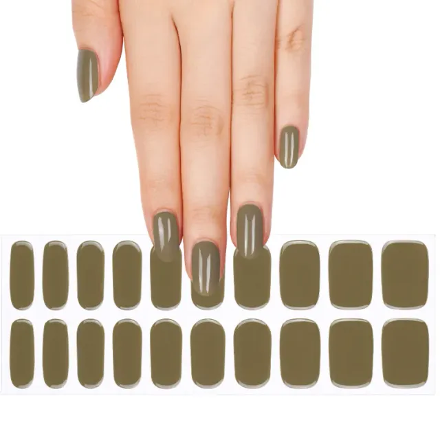 Clear Jelly Stamper Gel-ly Wraps 387 gelnegle mørkegrøn classic