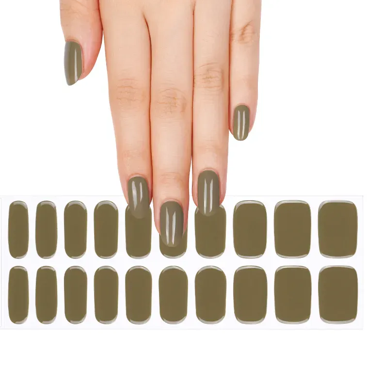 Clear Jelly Stamper Gel-ly Wraps 387 gelnegle mørkegrøn classic