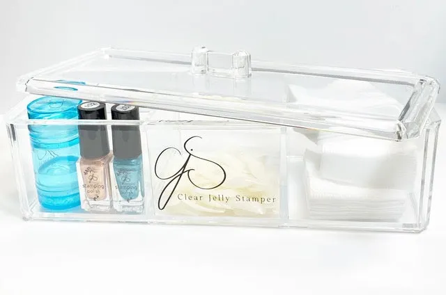 Clear Jelly Stamper Desk Organizer opbevaring transparent