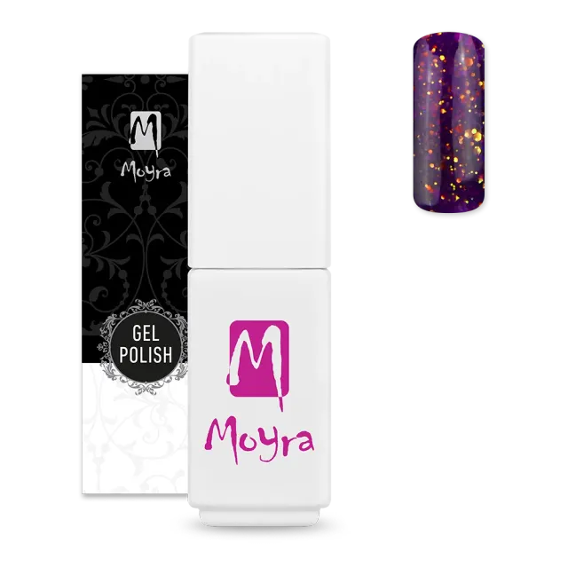 Moyra Glitter Mix mini gel polish 407 5,5 ml med glitter