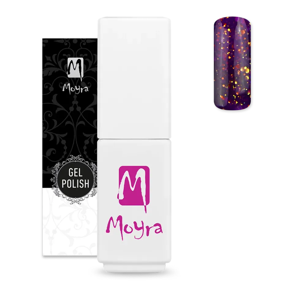Moyra Glitter Mix mini gel polish 407 5,5 ml med glitter