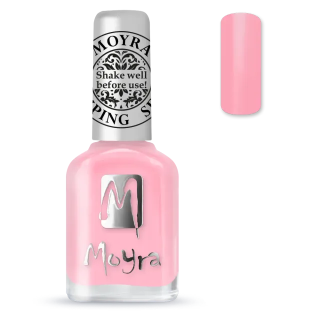 Moyra SP19 stemplingslak Light Pink 12 ml lyserød