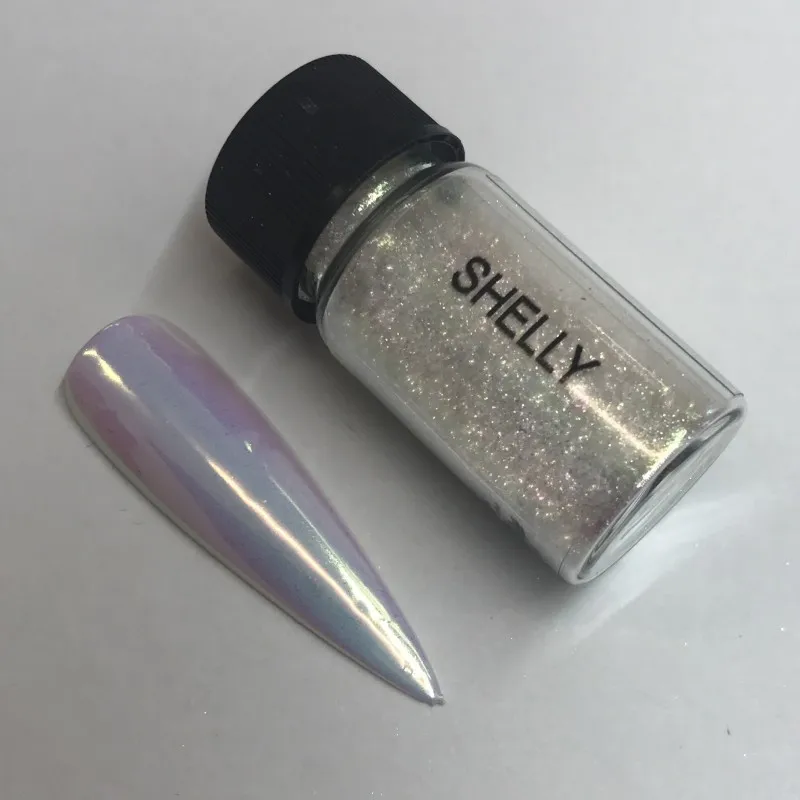 Indigo Nails Beautystones Shelly krompulver med spejlglans