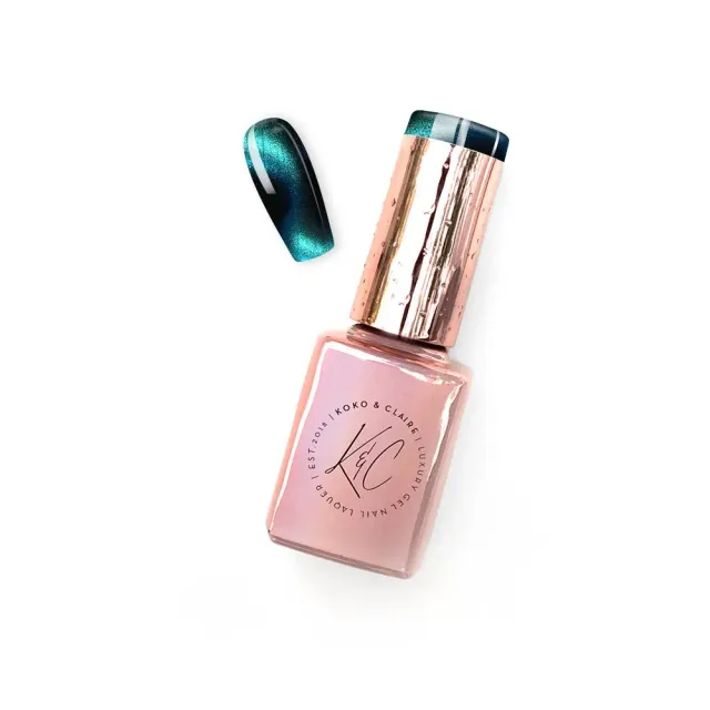 Clear Jelly Stamper KoKo & Claire 0453 Susie Q gellak cateye blå