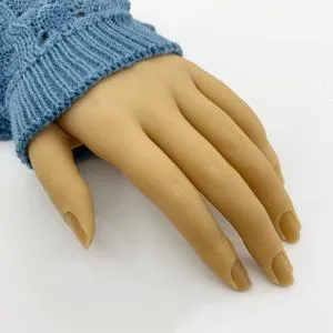 Clear Jelly Stamper Knitted Cuffs manchet grå strik