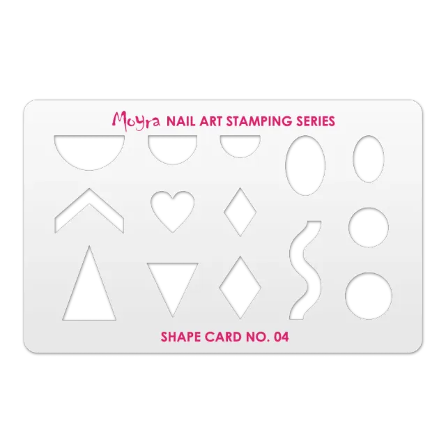 Moyra Shape Card 04 stampingkort til præcise motiver