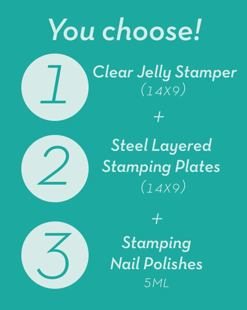 Clear Jelly Stamper You Choose Custom Bundle sæt