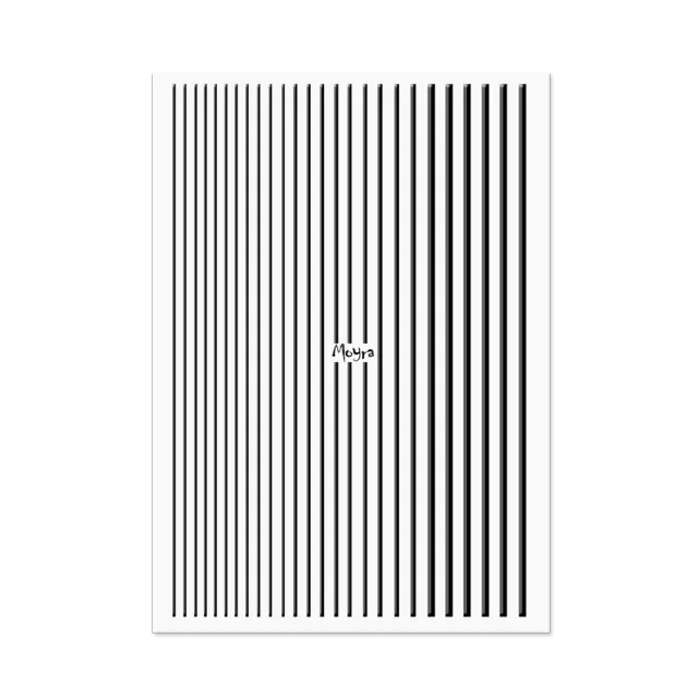 Moyra No. 05 black neglebånd 26 stk sorte